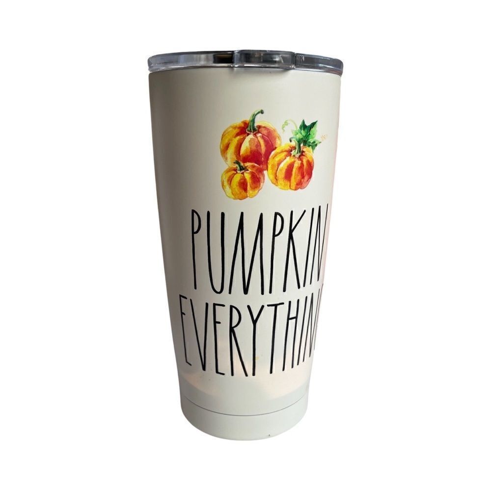 Rae Dunn PUMPKIN EVERYTHING - Insulated Stainless Steel Travel Tumbler NWT